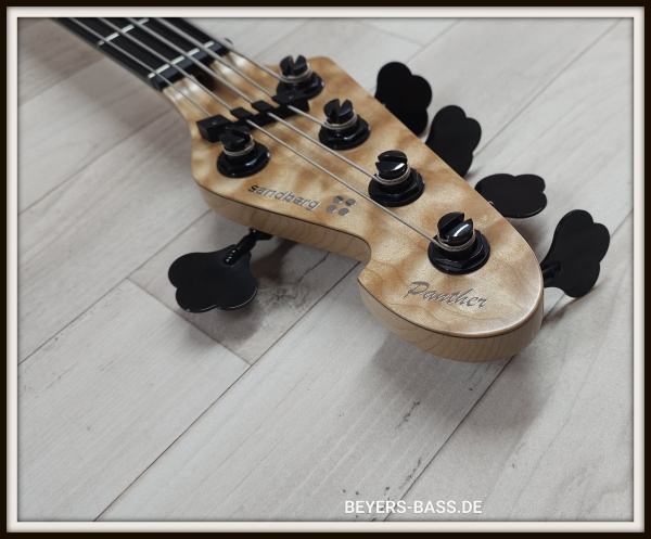Sandberg Panther Special 5 Ebony, Rarewood Quilted Maple, 2nd Hand